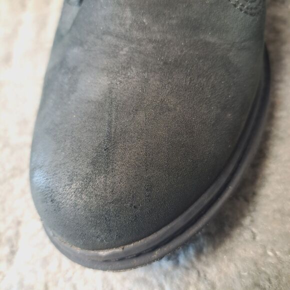 Timberland Earthkeepers Amston Wedge Boots Womens Size 8 Black Suede Leather - Picture 11 of 11